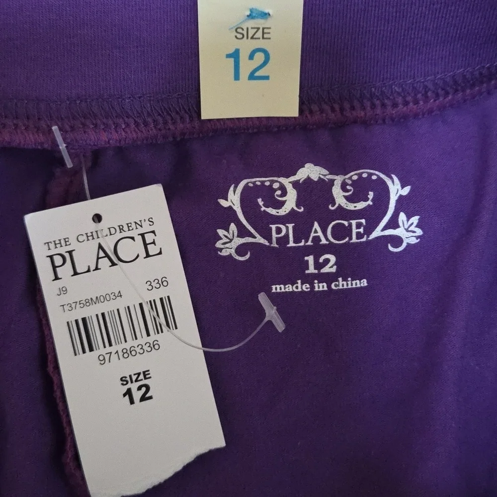 NWT The Children's Place | Purple Tiered Skort Girls Size 12